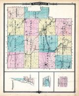 Marquette County Map, Westfield, Harrisville, Packwaukee, Wisconsin State Atlas 1878